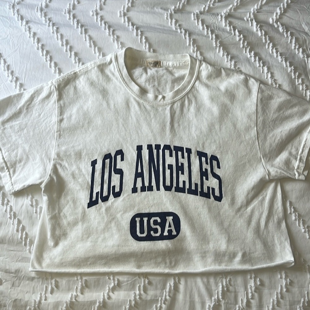 john galt/brandy los angeles crop top